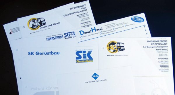 Briefpapier DIN A4 - einseitig vollfarbig