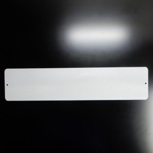 Rechteckschild Reflektierend - 44 x 10 cm