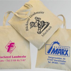 Baumwolltasche 38x42cm incl. Druck